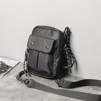 Unisex Nylon Shoulder Boston Crossbody Bags Men Mini Sling Messenger Cell Phone Bag Large Capacity Travel Bag