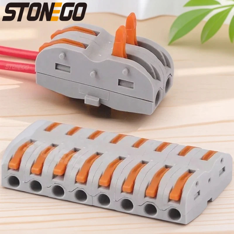 

Wire Connectors for Stranded Solid Wires Quick Wiring Parallel Branching Terminal Blocks Electrical Splicing Connectors