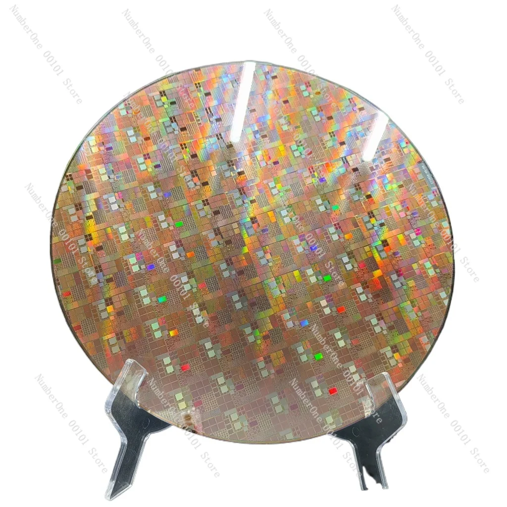 

Display Teaching Research Silicon Wafer, Lithography Wafer 12 inch Circuit Chip Semiconductor Silicon Wafer Test Wafer 17