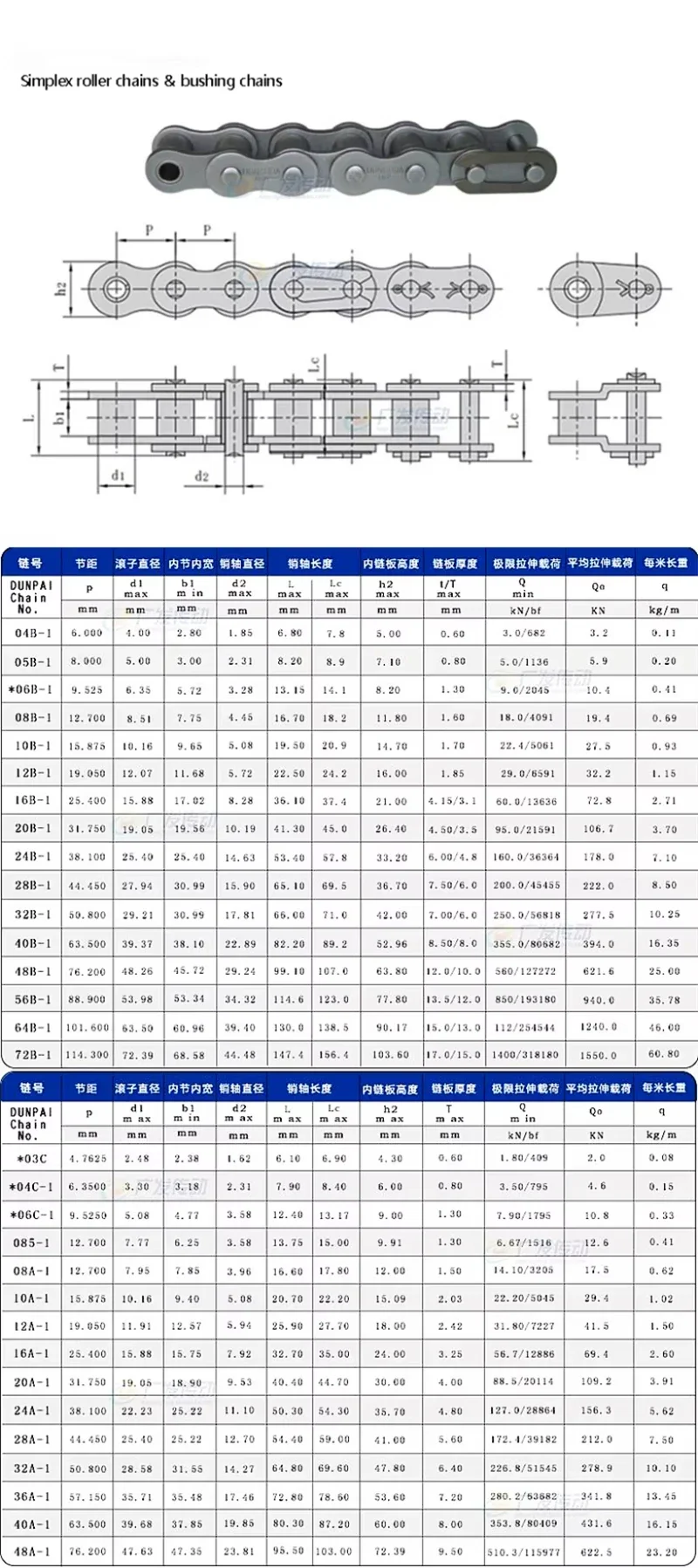 1PC Single Row Full Buckle Chain Buckle Carbon Steel Industrial Transmission Short Pitch Roller Chain Single Row Chain Buckle