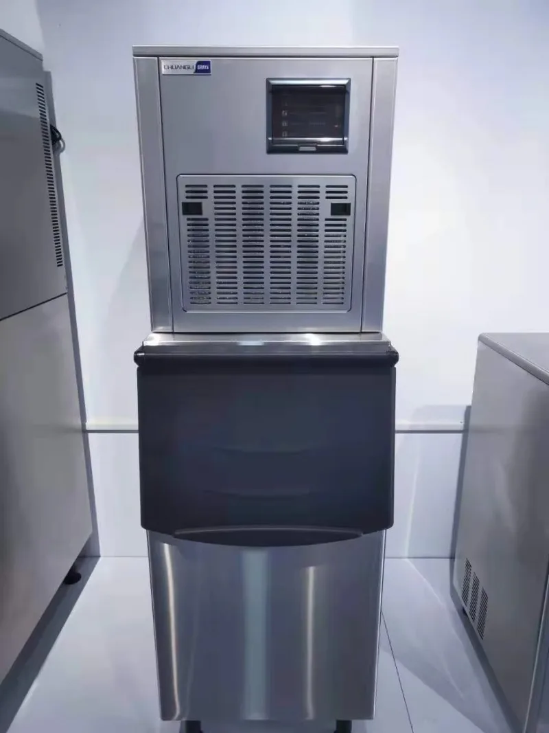 Customized Automatic Granular Moon Shaped Crescent Ice Machine Maker CE Approval Large Production Capacity