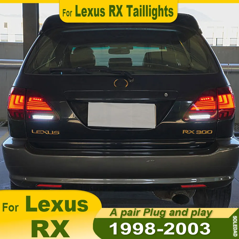 

Car Taillight Assembly For Lexus RX RX300 1998 1999 2000 2001 2002 2003 LED Tail Lamp Dynamic Turn Signal Light Auto Accessories