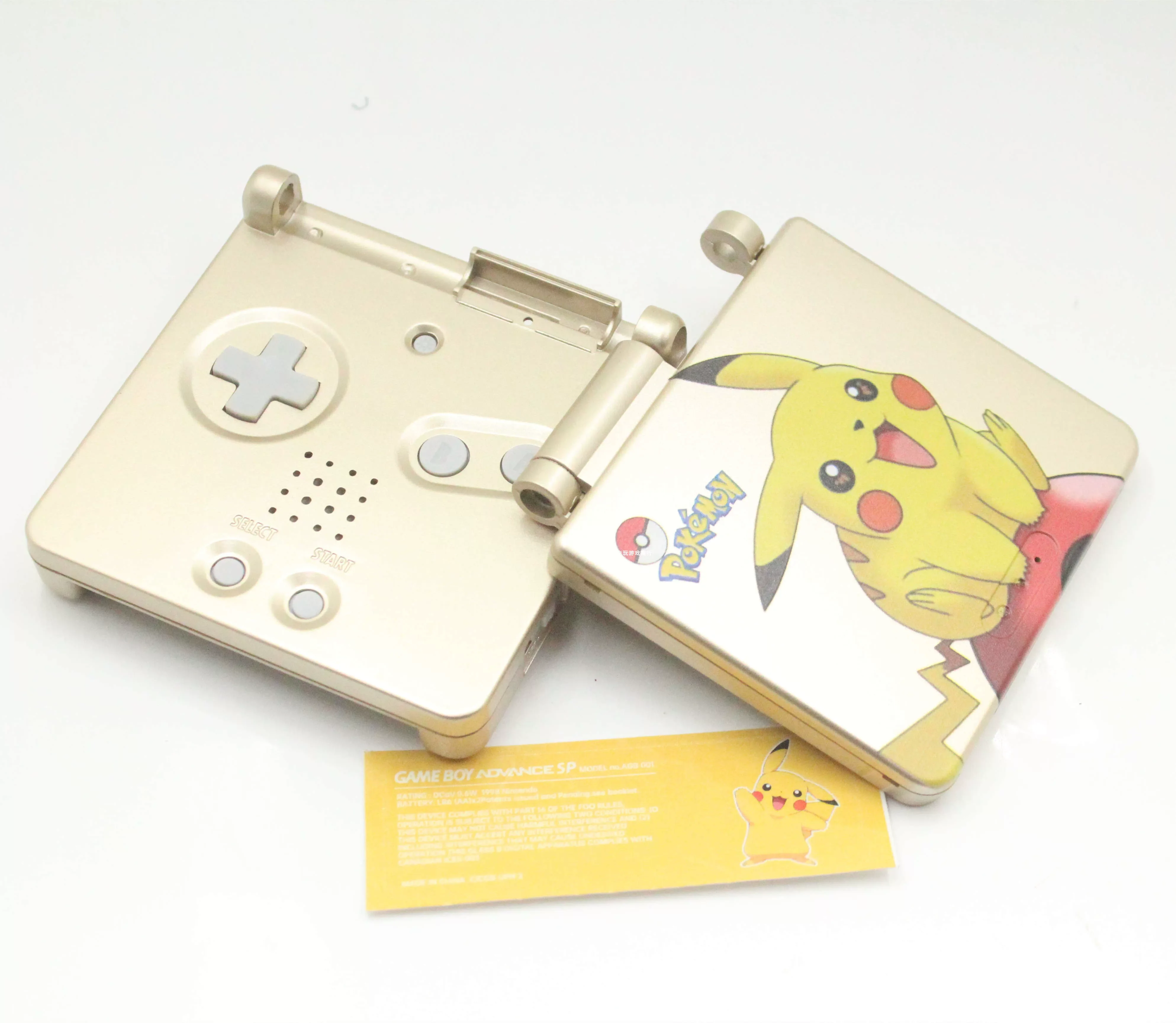 Gba Sp Verpackungs- und Gehäuseset Gengar Limited Edition, kompatibel mit Ips Screen Limited Edition, selbstgemachte Spielzeuggeschenke