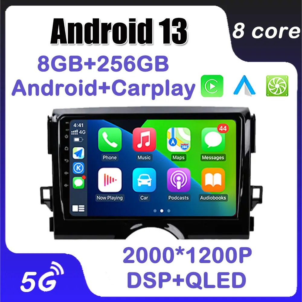 

Auto Carplay Android 14 for TOYOTA REIZ Mark X 2009 - 2019 Car Radio Multimedia Player GPS Navigation 4G LTE 8 Core No 2 Din DVD