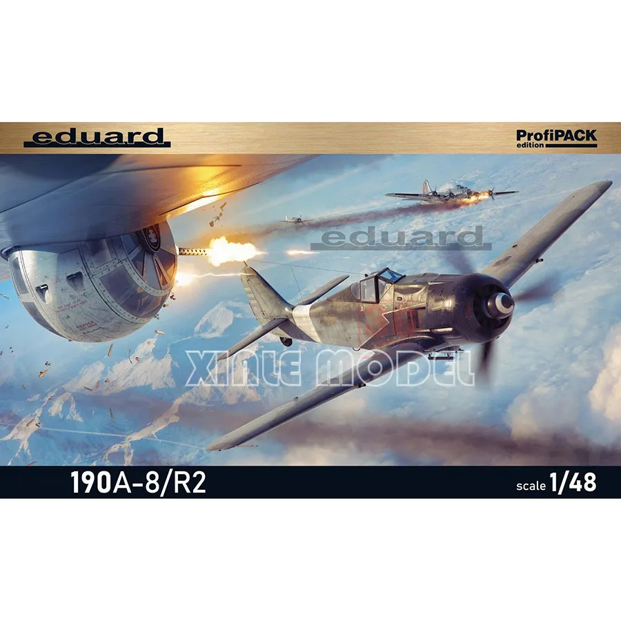 

Eduard Plastic Assembled Aircraft Model Kit 82145 Fw 190A-8/R2 1/48