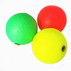 5pcs Fishing Float Bobbers 15mm-33mm Fluorescent Drift Ball Foam Strike Indicator Fishing Float Buoyancy Fishing Accessories