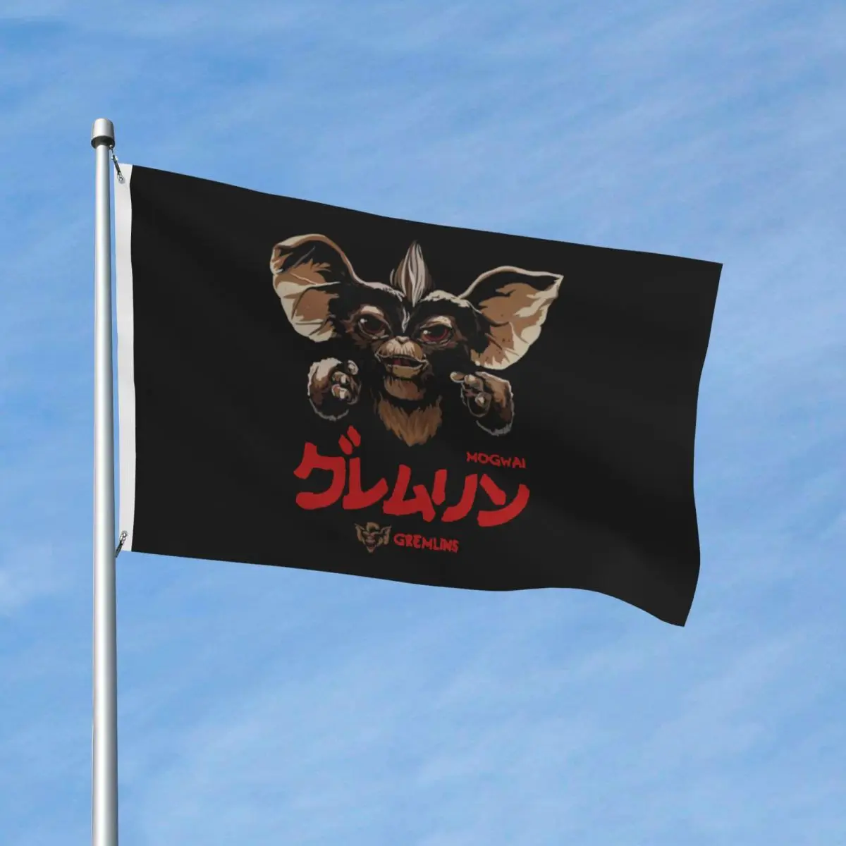 Gremlin Gizmo Monster Flags Durable Indoor Outdoor Banner Mogwai 80s Horror Movie 2 Grommets Home Room Dorm Wall Decor 3x5 FT