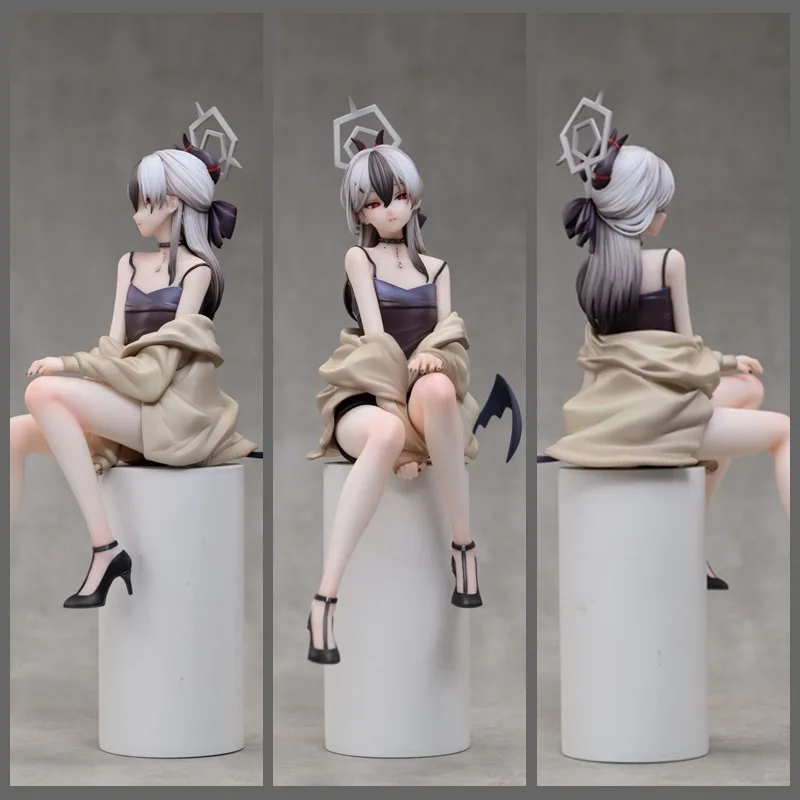 bluearchive-kayoko-karane-sentado-postura-vestido-anime-linda-menina-estatueta-de-acao-moda-ornamento-de-mesa-brinquedo-presentes-surpresa