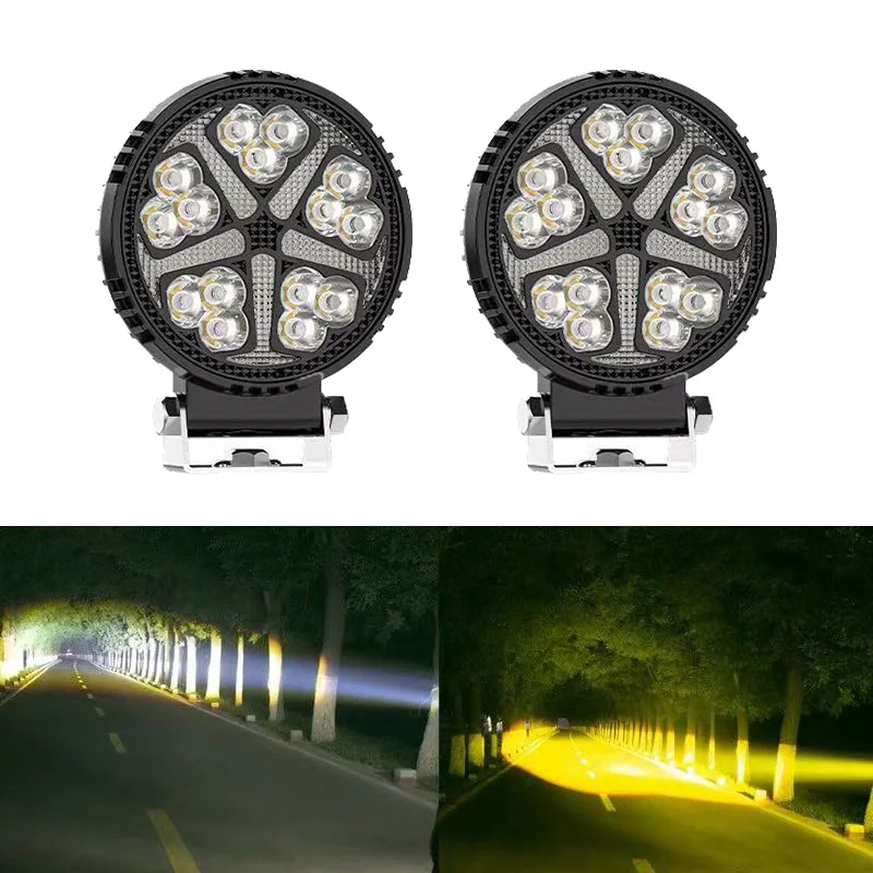 

4Inch LED Work Light Bar Offroad Spotlights 12-24V Led Headlights Driving Fog Lamp Bright for Tractor SUV ATV 4x4 Car Acessorios