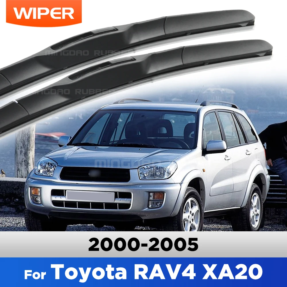 

CREATROAD Front Wiper Blades For Toyota RAV4 XA20 2000-2005 2001 2002 2003 2004 Windshield Windscreen Window Brush 24"+19"