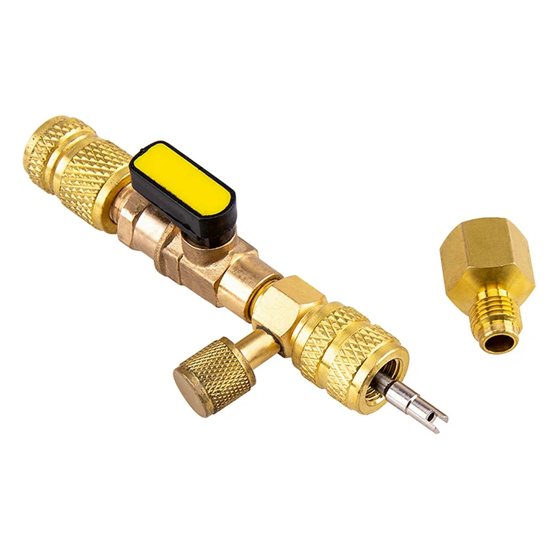 

Инструмент для снятия сердечника клапана R410A R22 R404A R407C R134A R12 SAE 1/4 5/16 портов Инструмент для разборки систем Hvac