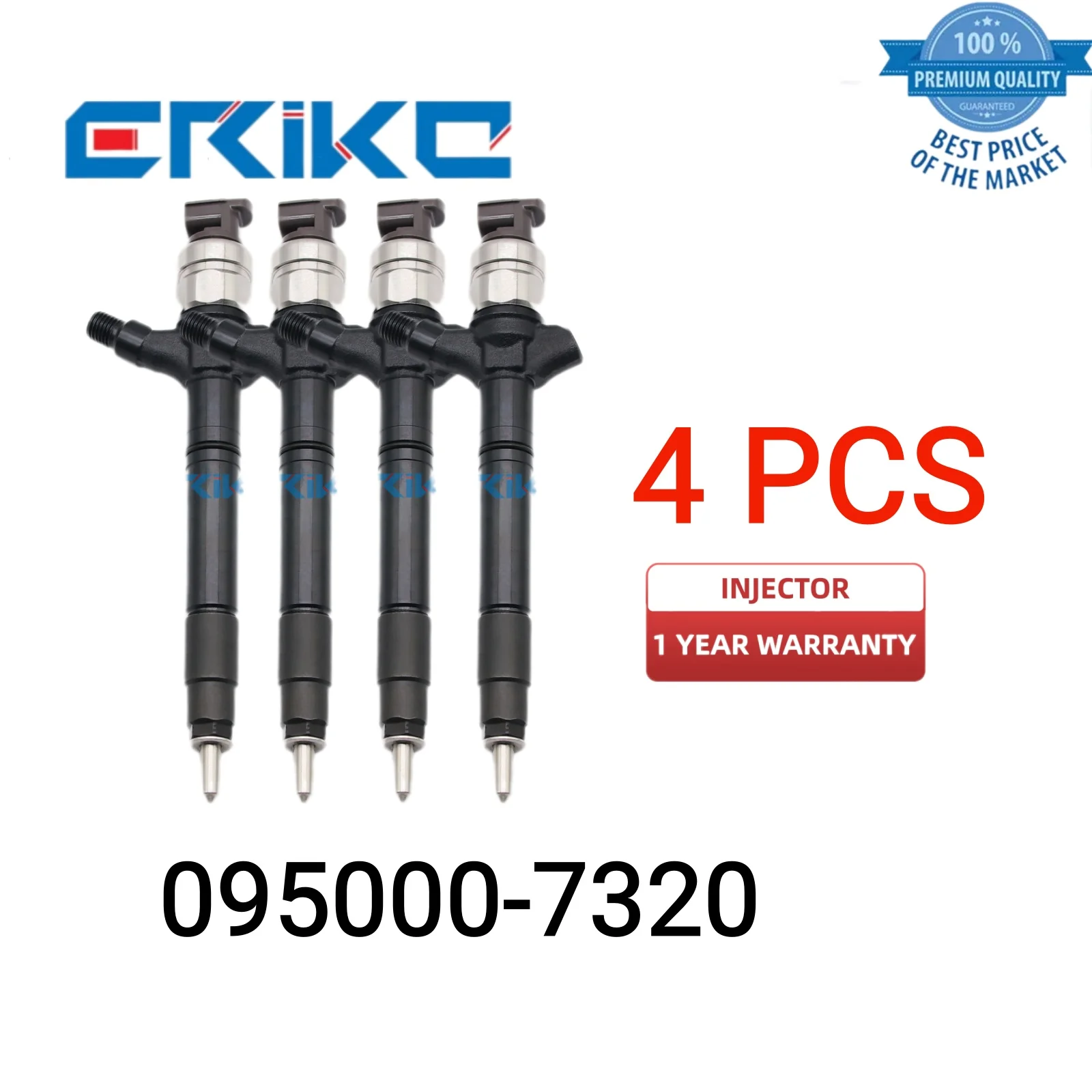 4 PCS 095000-732# Auto Fuel Injector 095000-7320 Original Diesel Injector Common Rail Injectorfor Toyota