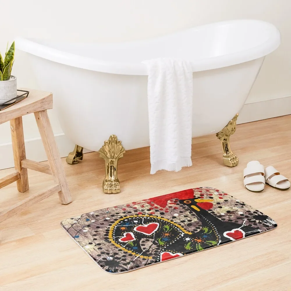 

Portuguese Rooster 2 Bath Mat Front Door For The Bathroom Mat