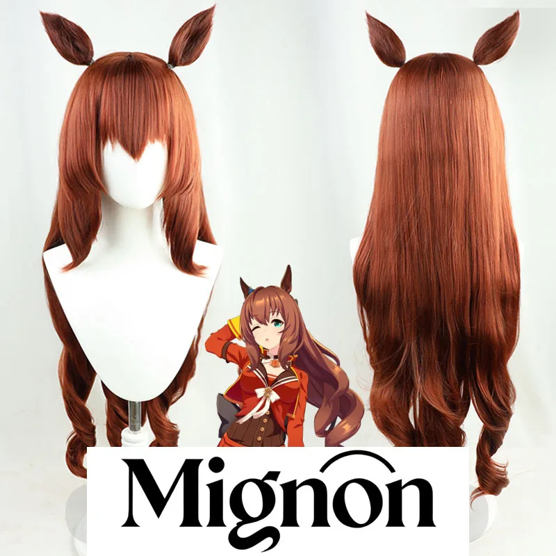 

Mignon Uma Musume Pretty Derby Maruzensky парик для косплея длинные волнистые волосы доступны