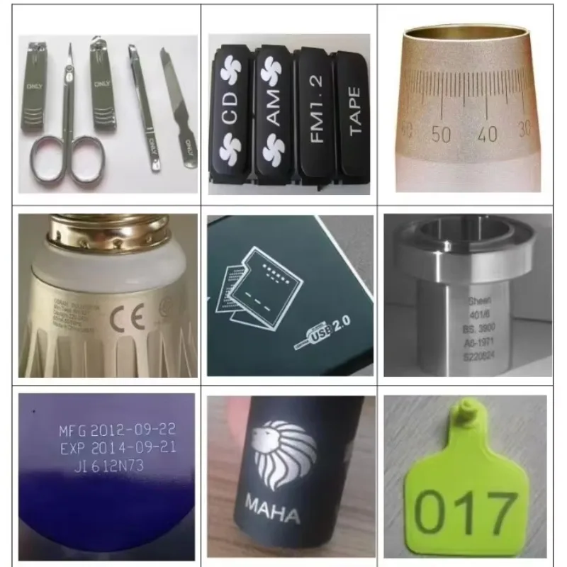 Handheld Portable Fiber Laser Marking Machine Electric Engraving Machine Metal Stainless Steel Coding Machine