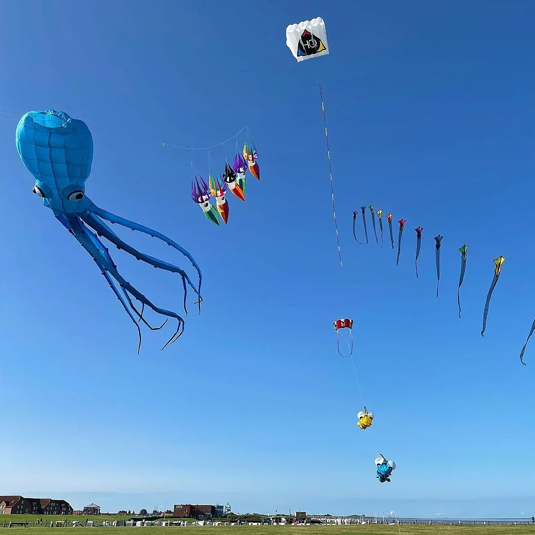 3M Squid Soft Kite Thread Festival Performance Professional 30D Tear Resistant and Easy To Fly Nylon Fabric (wholesale Accepted)