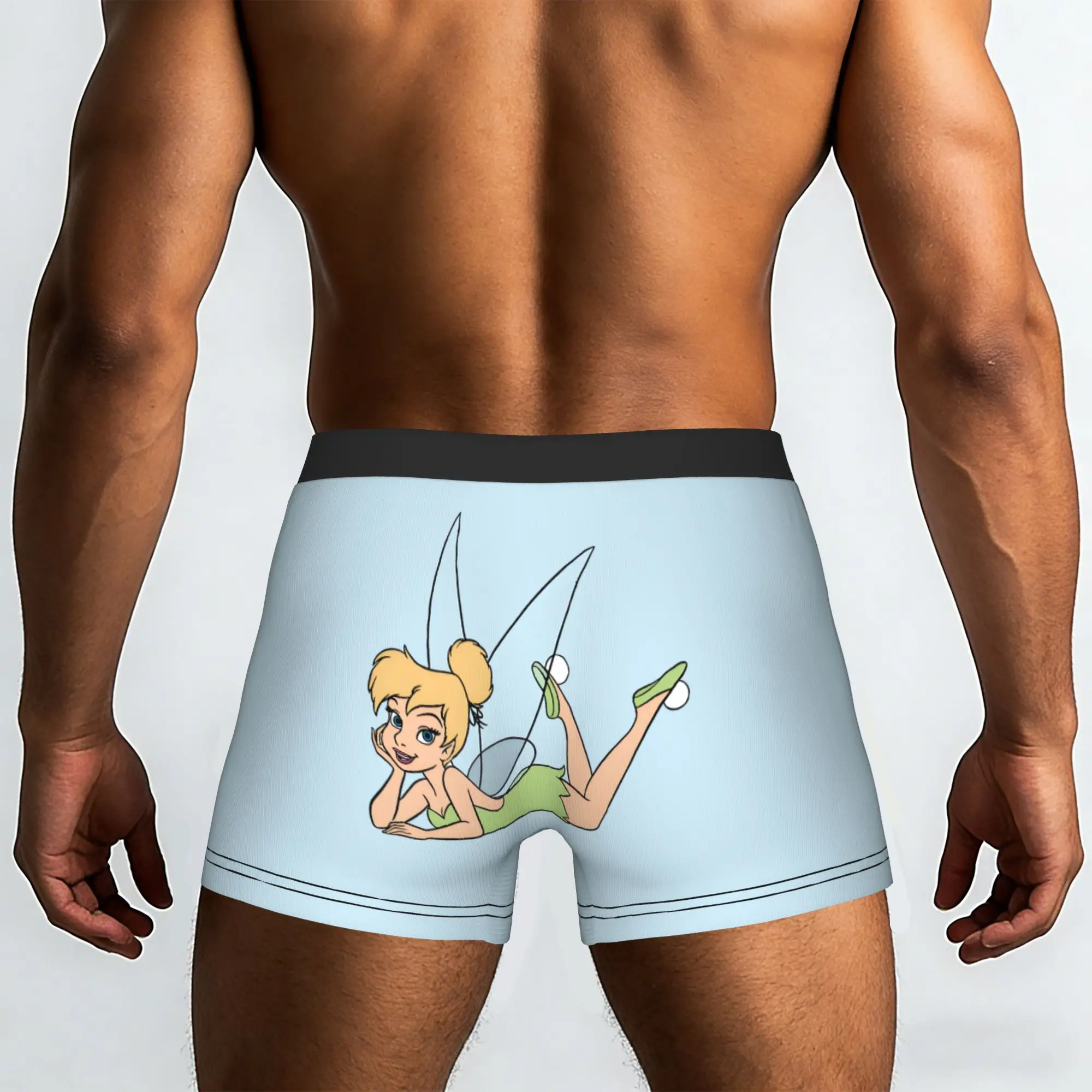 Custom T-Tinker Anime Bell Cute Cartoon Boxers Shorts Mens  Briefs Underwear Cool Underpants