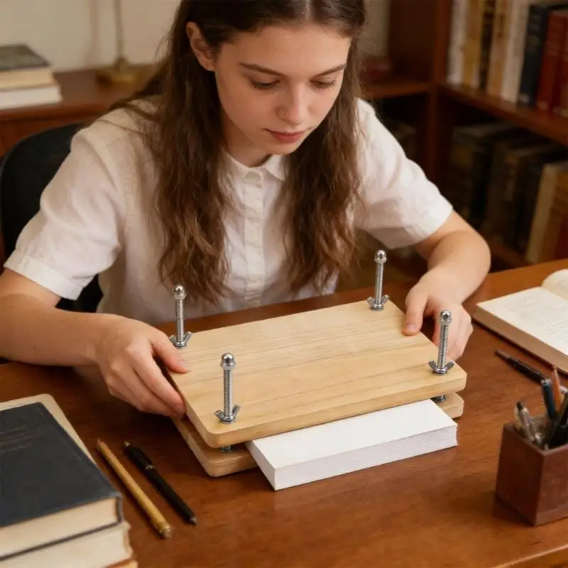 

Длинная постоянная машина для прессования бумаги толщиной 1,2 единицы, отлично подходит для переплета и сохранения растений