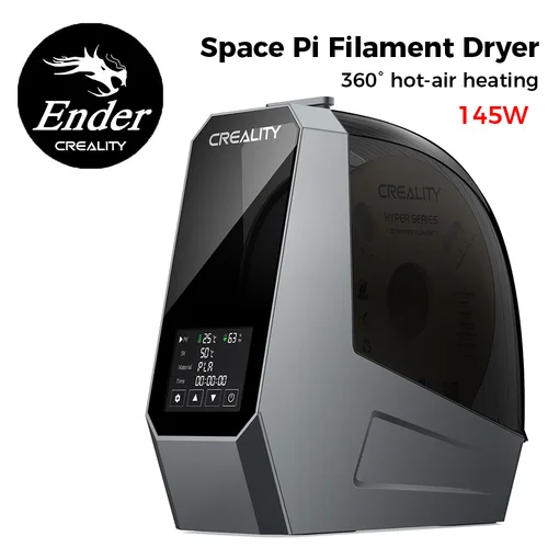Imagen 1 del producto Caja secadora de filamentos Creality Space π, almacenamiento de filamentos de 1KG, mantiene el seco, temperatura ajustable 45 ℃ -70 ℃ 360 ° Calentamiento de aire caliente 0-48h