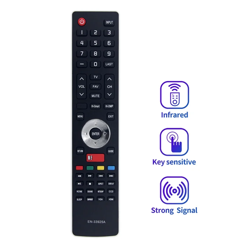 AT41 Zastąpiony pilot zdalnego sterowania EN-33926A dla modeli telewizorów Hisense 40H5B 40K366WN LTDN24K20US LTDN24V87US LTDN40V87US LTDN42K20US F24V