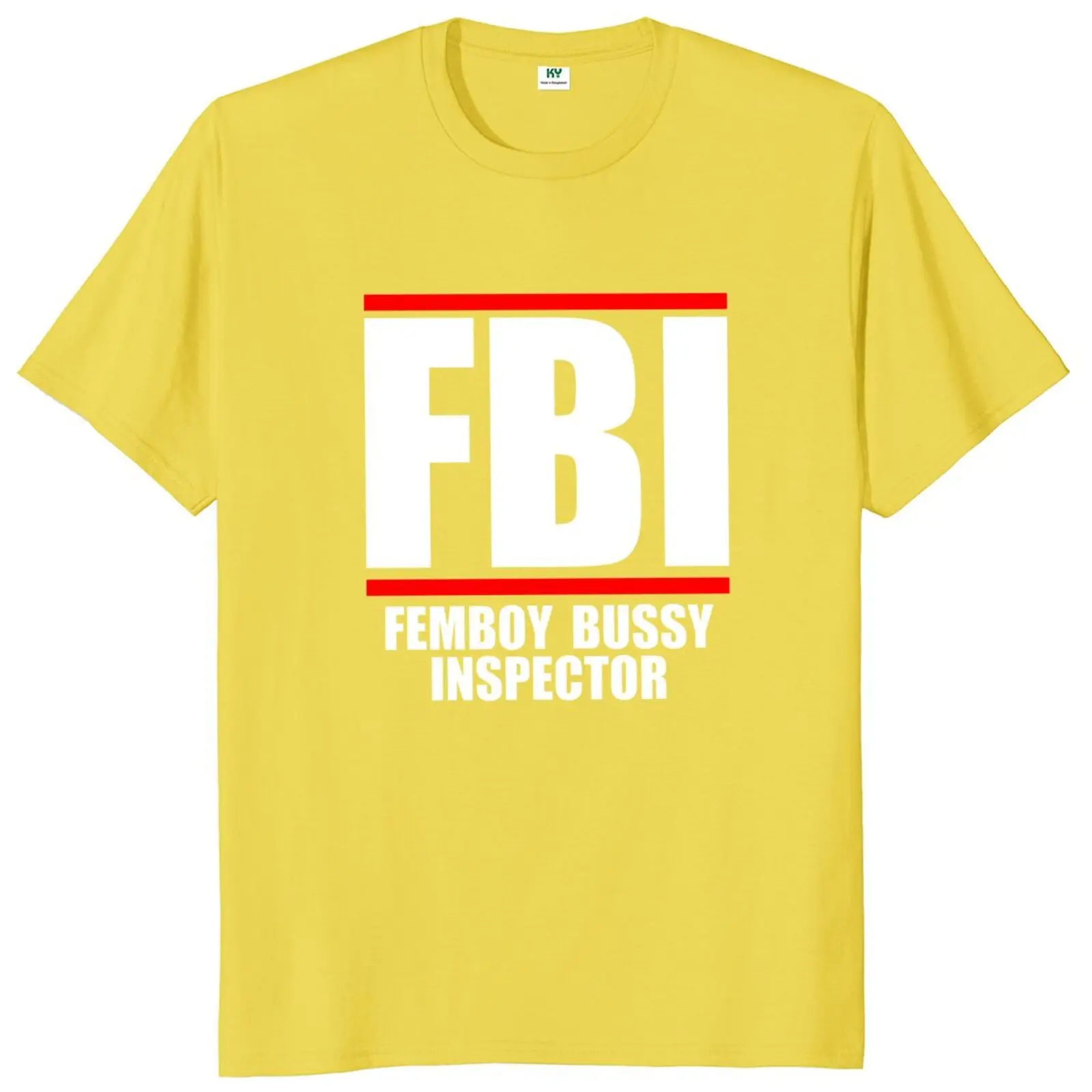 Femboy Bussy Inspector T Shirt Funny Lgbt Meme Adult Humor Femboys Gift Tee Tops Casual Cotton Men Women T-shirt EU Size