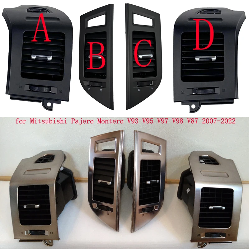 

2/4pcs For Mitsubishi Pajero Montero V93 V95 V97 V98 V87 2007-2022 Air Vent Outlet Decoration New Condition Air Conditioner