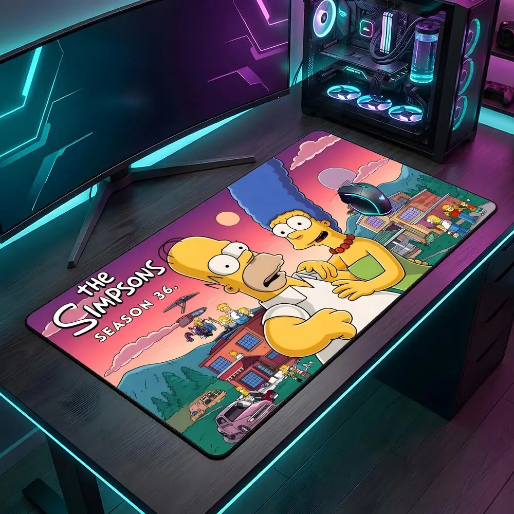 Animated Sitcom The-Simpsons Mouse Pad Mousepad Large Gaming