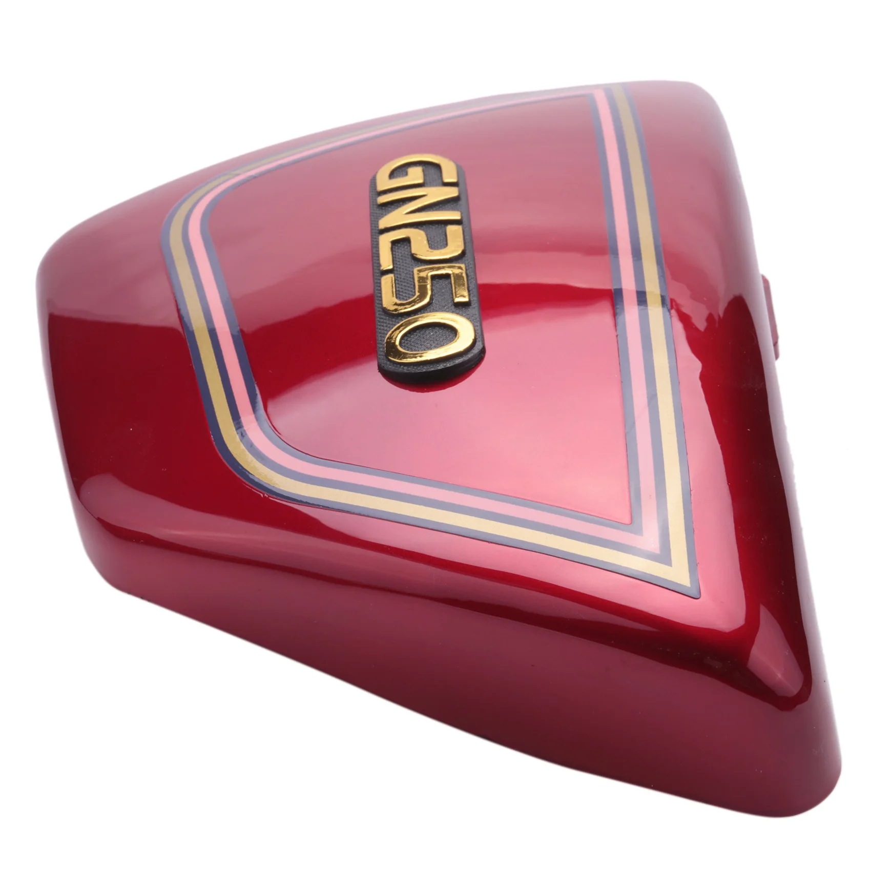 ملحقات الدراجة النارية زوج واحد من أغطية الجانب الأيمن والأيسر لقطع غيار الدراجات النارية Gn 250 Gn250 Gn250 قطع غيار الدراجات النارية باللون الأحمر