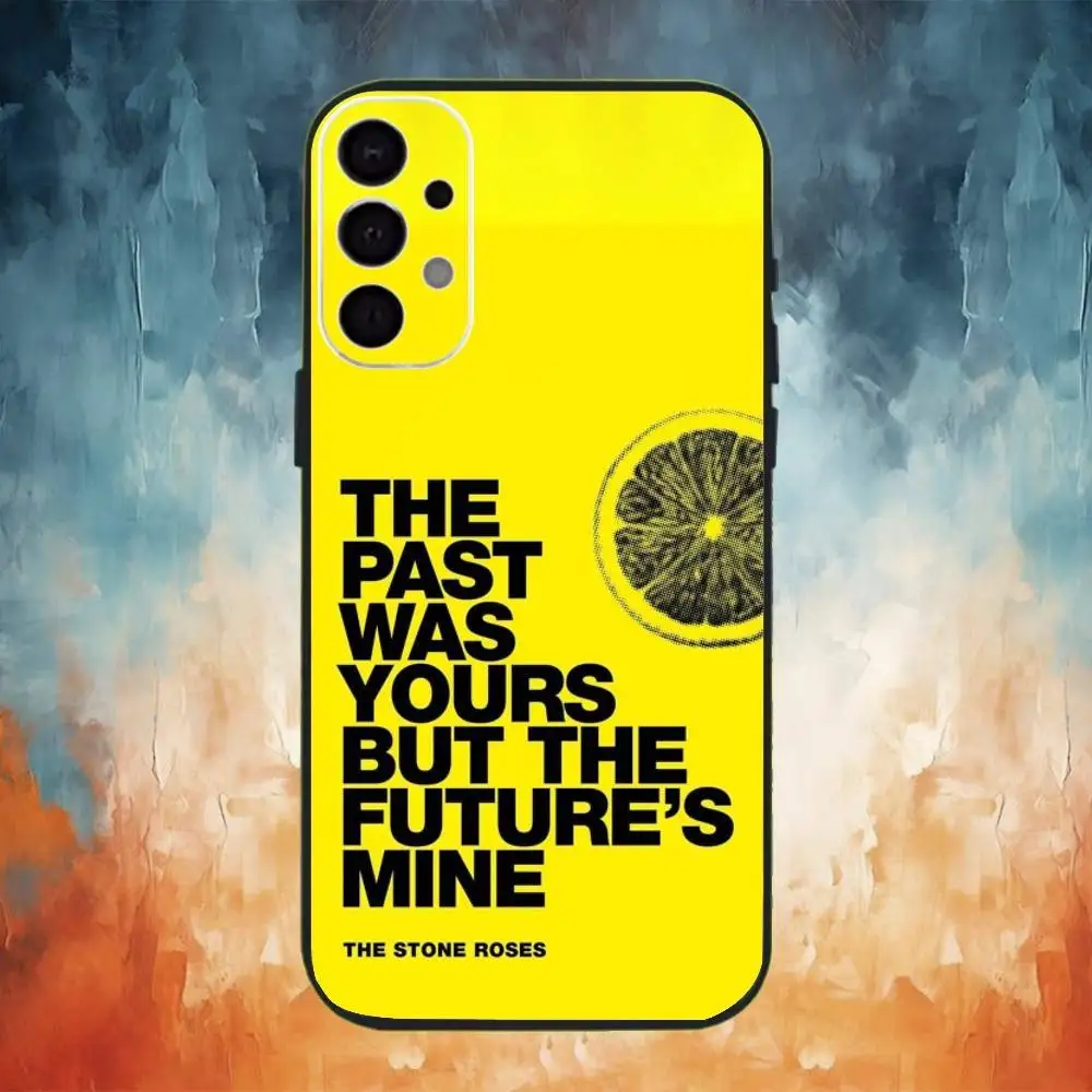 Band The S-Stone R-Roses Phone Case For Samsung S25,S24,S21,S22,S23,S30,Ultra,S20,Plus,Fe,Note,10,9,5G Black Cover