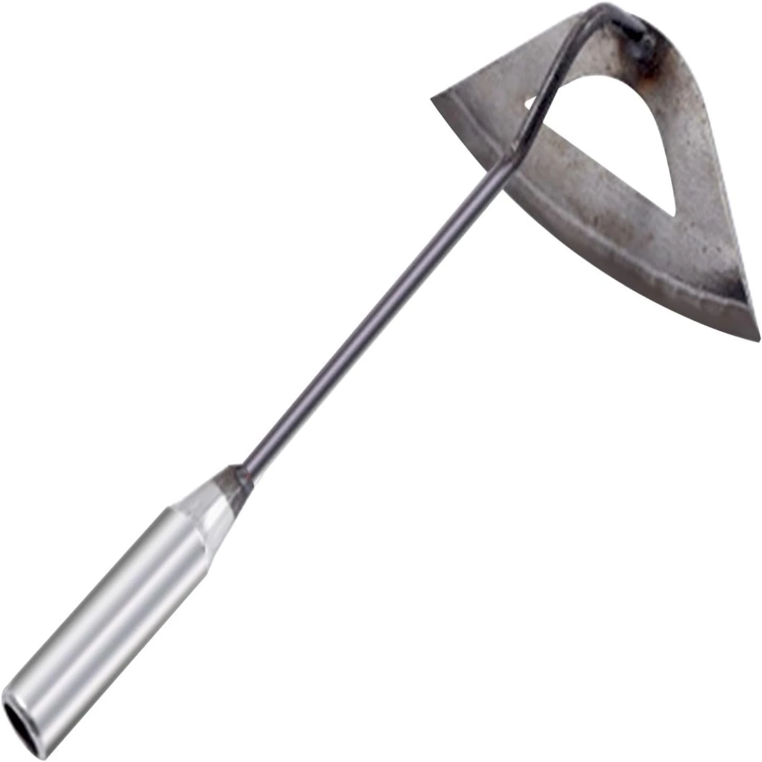 

Steel Hardened Hollow Hoe,Gardening Hand Hollow Hoe, Garden Weeding Tool,Heavy Duty Garden Hoes for Weeding Loosening Soil Diggi