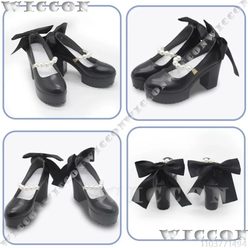 Astra Yao Game Zenless Zone Zero Косплей Костюм Длинный Черный Парик Белое Платье Красное Пальто Туфли Уши Сексуальная Горячая Девушка Женщины На заказ6;