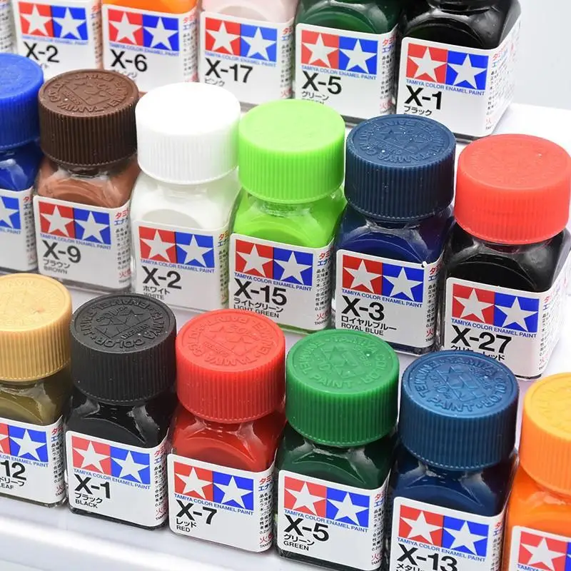 TAMIYA 10 мл Модельная краска X1-X35 Акриловая краска на водной основе Военная модель Строительная флуоресцентная серия чернил Акцентный цвет TAMIYA 10 мл Модельная краска X1-X35 Акриловая краска на водной основе Военная модель Строительная флуоресцентная серия чернил Акцентный цвет