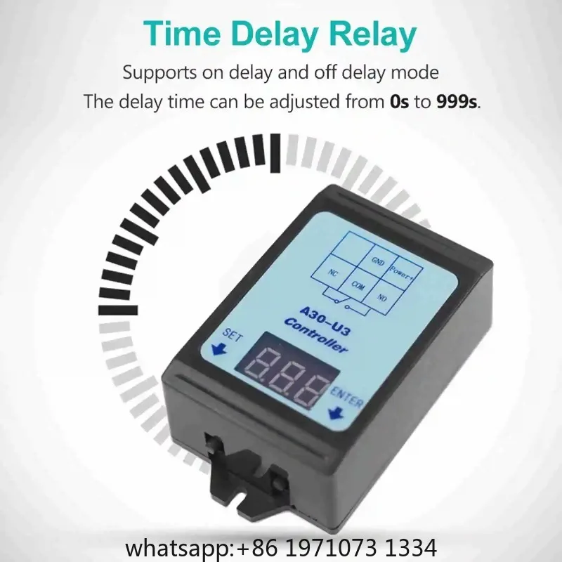 DC 6-80V Voltage Monitoring Relay Time Delay Relay Charging Discharge Controller Module Undervoltage Overvoltage Protection