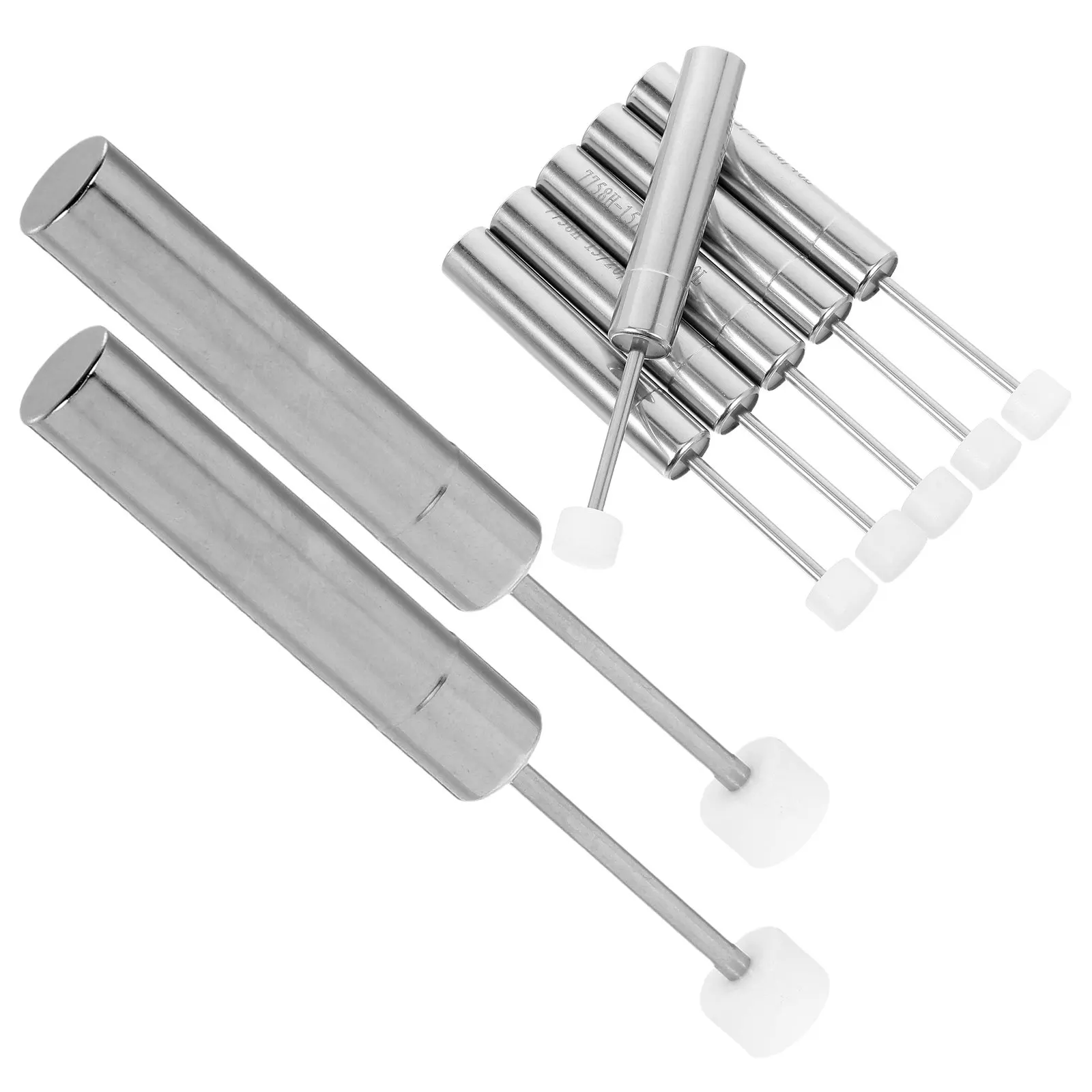 8Pcs Universal Trash Can Damper Soft Close Hydraulic Buffer Replacement Piston Silent Closing Mechanism for Kitchen Wastebaskets