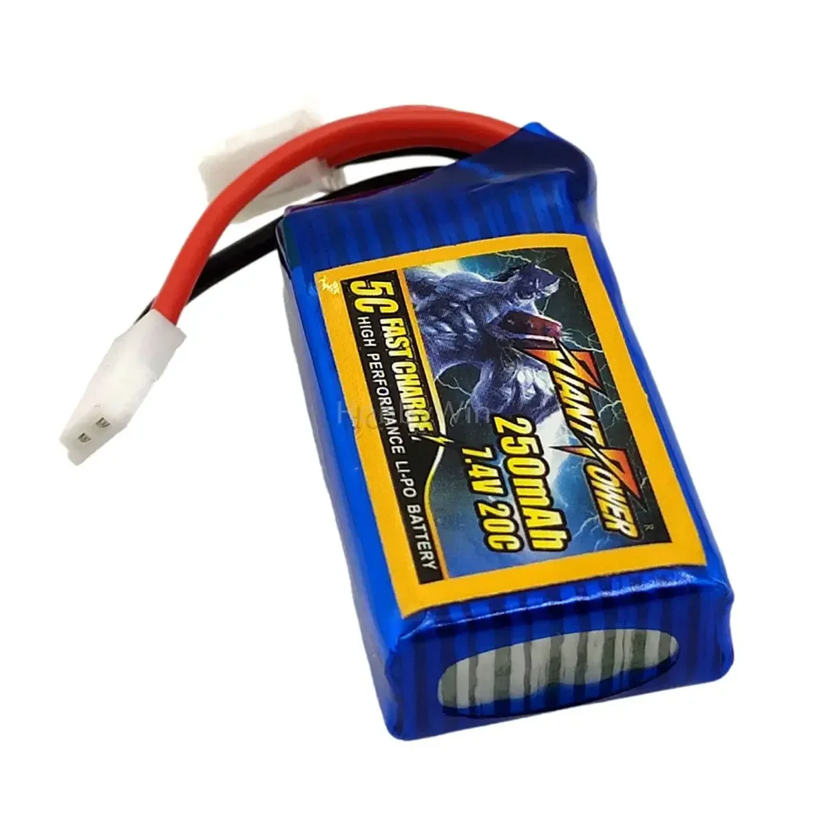 7.4V 2S 250mAh 20C batteria LiPO mx2.0-2P spina adatta per Micro SCT Rally 1/24 RC Short Course Truck