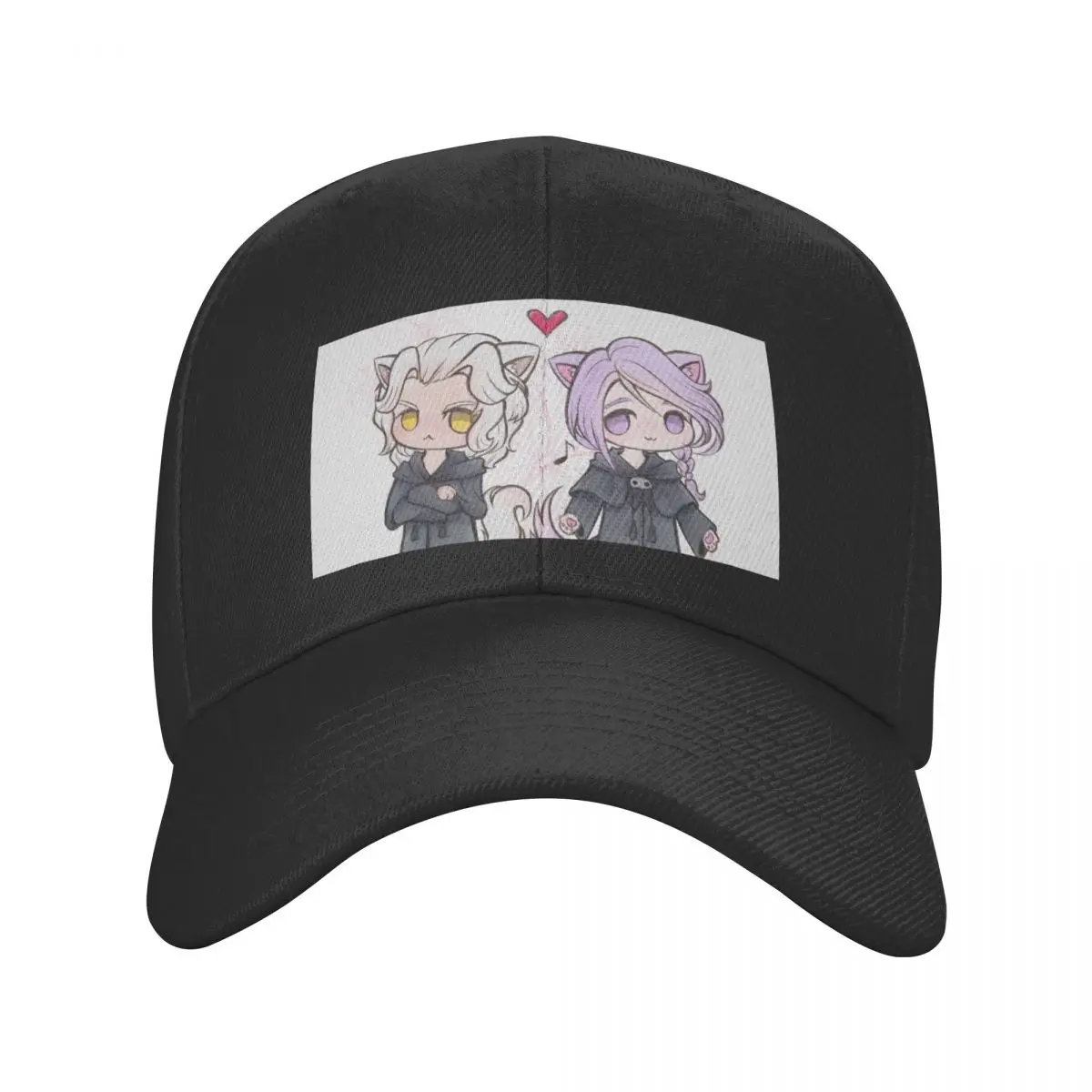 FFXIV Emet-Selch Hythlodaeus Hades Hythades Hythemet Cats Baseball Cap Streetwear sun hat Hip Hop Elegant Women's Hats Men's