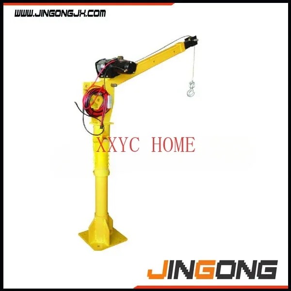 500kg 800kg 1000kg 12V 24V Electric Mini Truck Crane / Mini Mobile Crane for Pick-up Truck with Electric Winch