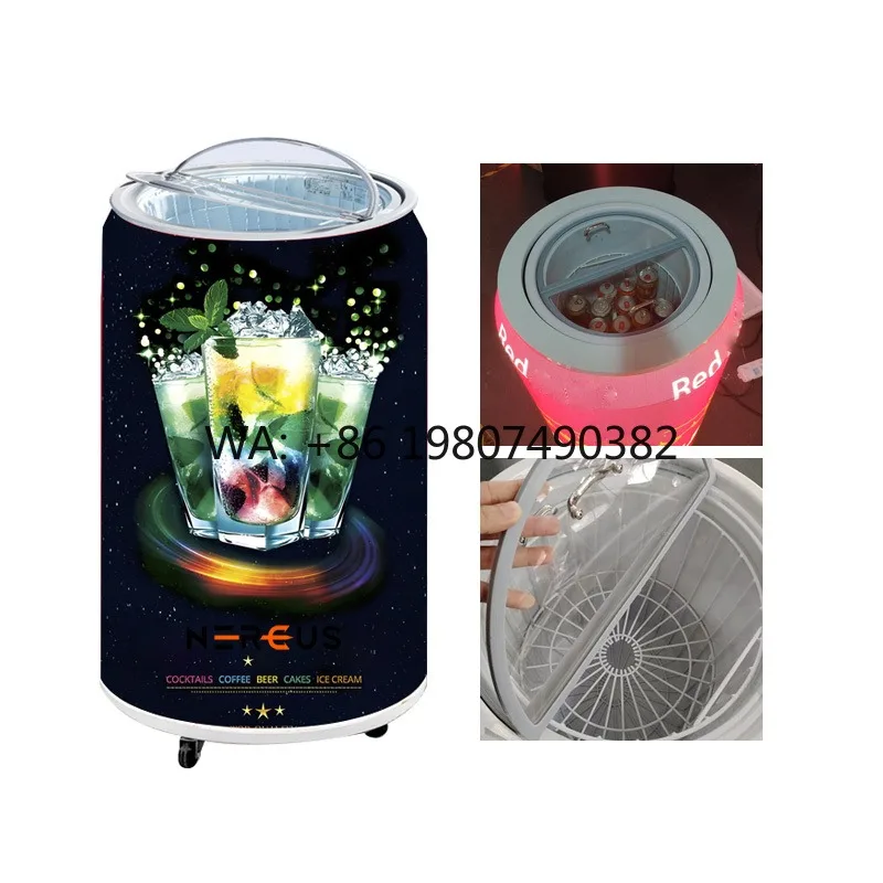WiFi APP Control Refrigerated Can LED Screen P1.86 P2 P2.5 Beverage Commercial Promotion Advertising Display