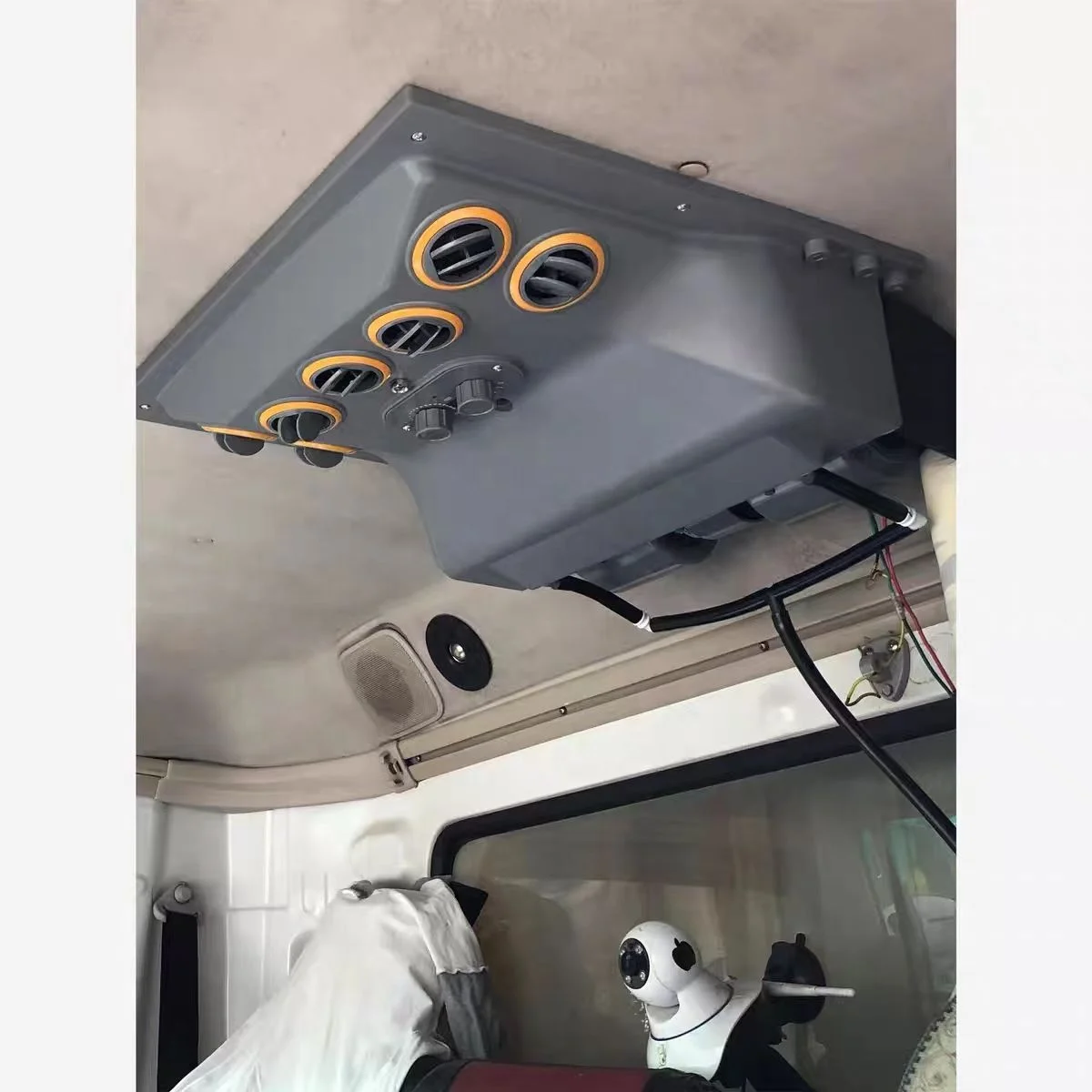 12/24 Volt Top Air Conditioner 12V Internal Ceiling Evaporator Assembly 24v Cabin Cooling For Harvester Forklift Vehicle