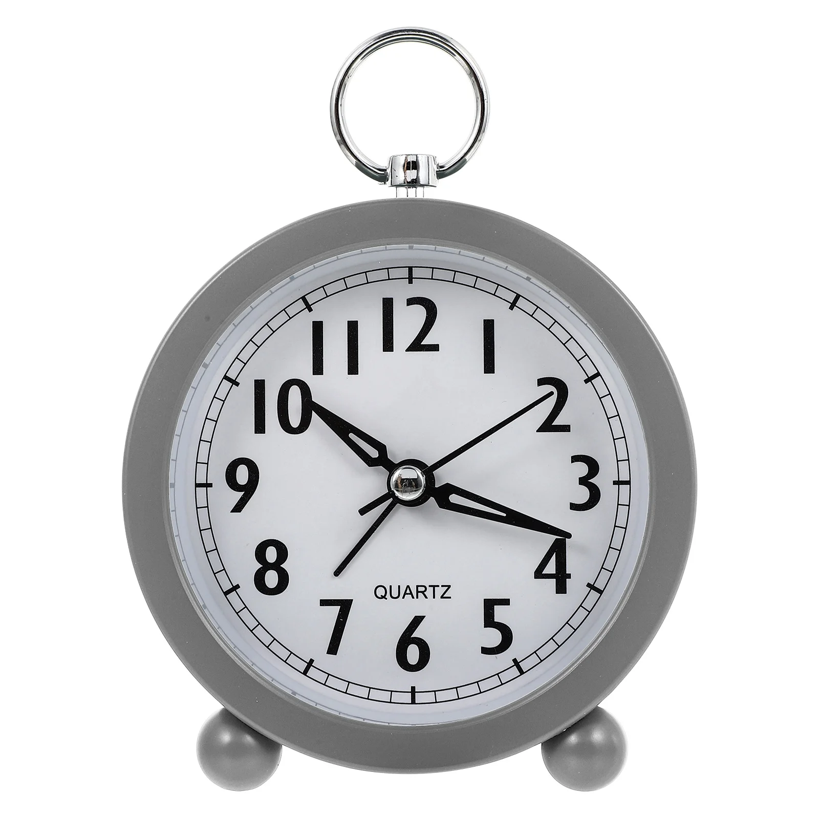 

1Pcs Macaron Color Round Alarm Clock High Quality Plastic Glass Construction for Bedside Desk Decor Alarm Clock