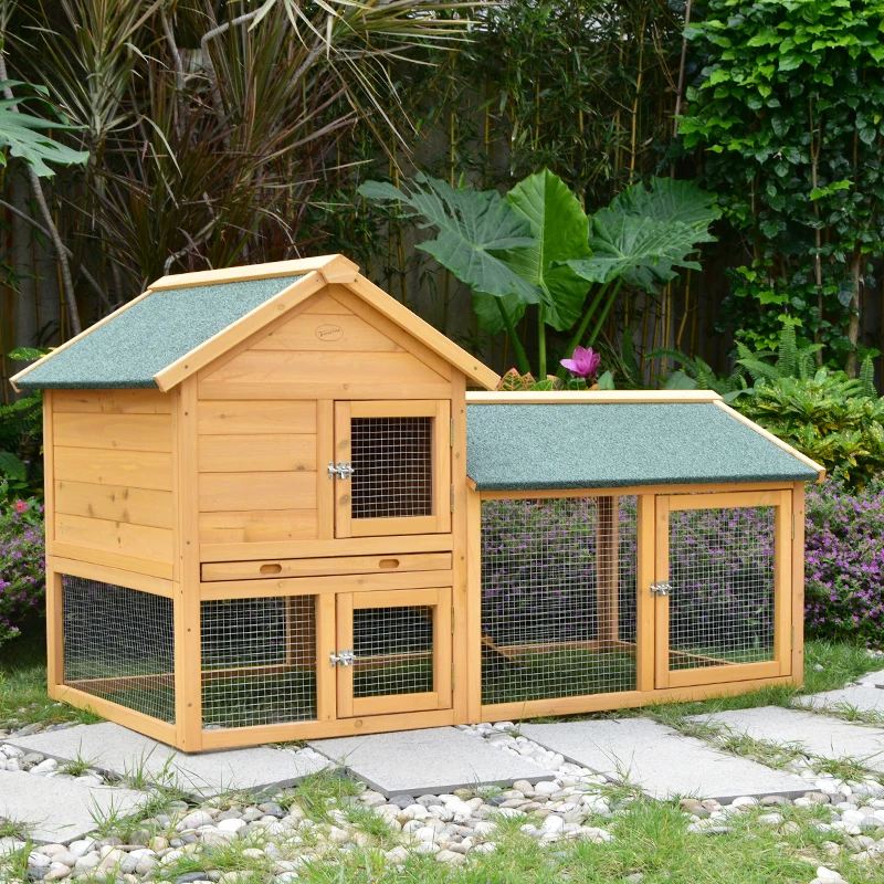 

Customizable Outdoor Solid Wood Rabbit Cage Rabbit Nest House