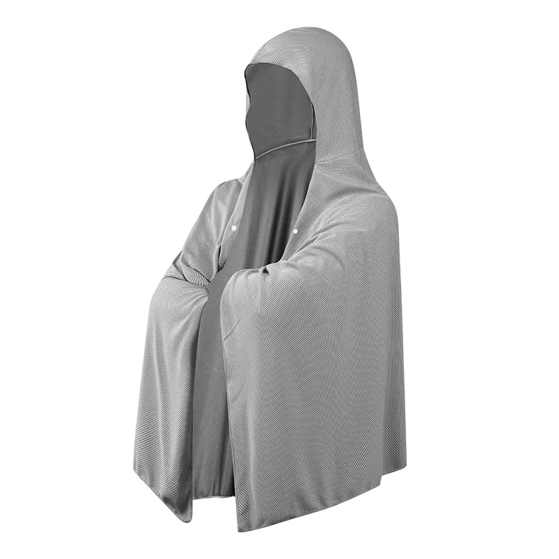 Groot strandlaken met capuchon sneldrogend uv-bescherming cape_voghion.com