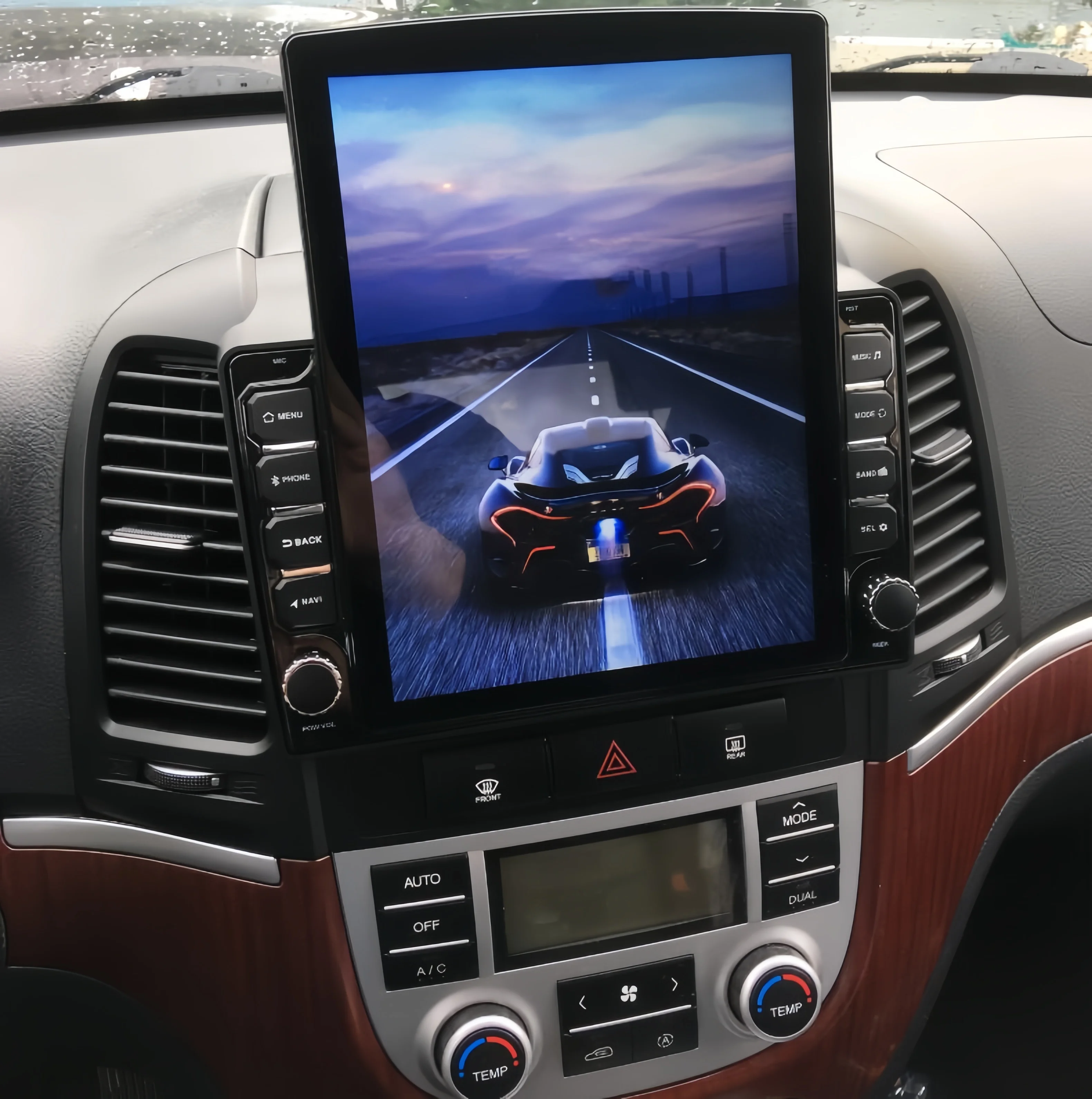 For Hyundai Santa Fe 2006 - 2012 Autoradio Video Music Tape PC Tablet Gps Navi Head Unit 4G SIM WiFi Auto Carplay Entertainment