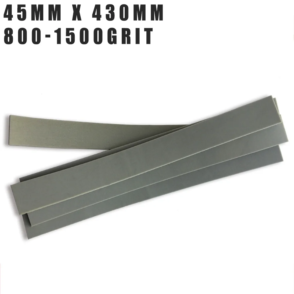 1 Pcs 45*430มม.ฟองน้ำแผ่นกระดาษทรายเปียกและแห้ง Abrasives Hook Loop 800-1500กรวดคอมพิวเตอร์พลาสติกขัด