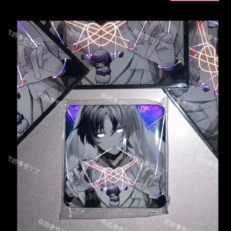 2Pieces  Reflective Badge Anime Game  Wanderer Kabukimono Balladee Scaramouche Kunikuzushi Pins Breastpin Jewelry