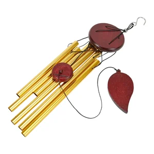 Geldbaum 6 Röhren Windglocken Glocke Viel Glück Dekoration Haus-Sino Casa Jardim Garden Dekorativ Lucky Wind Carrion 6 Hauptverkäufe Dinheirinho - №3