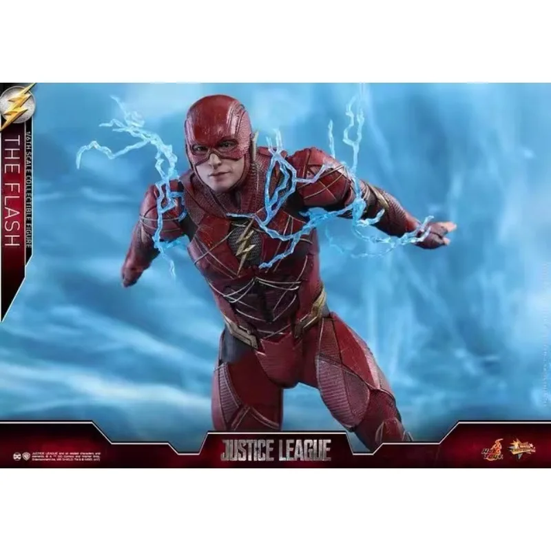 

Original Hottoys Ht 1/6 Mms448 Marvel DC Anime Justice League The Flash Action Figure Hobby Collectible Model Toy Figures gifts