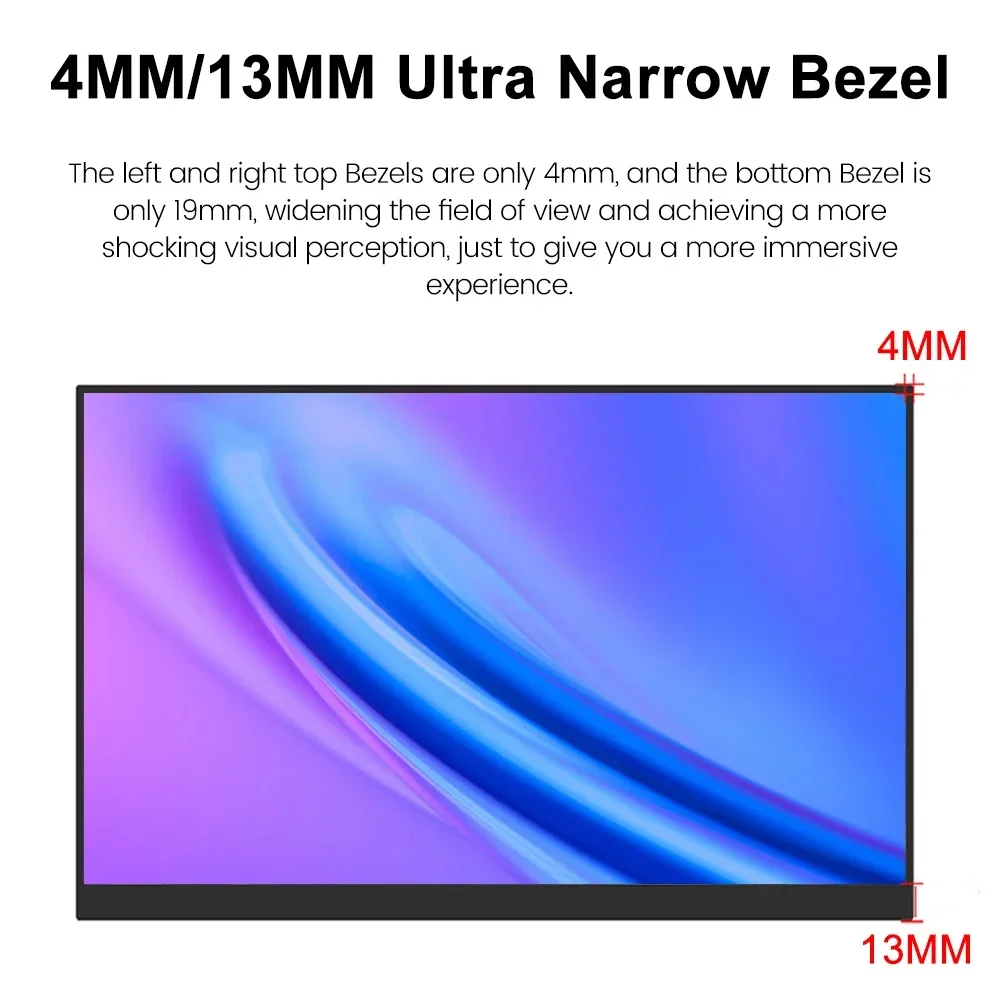 18 Inch 1.5K 120Hz Portable Monitor 16:10 100% sRGB 350Nit Display IPS Gaming Screen For PC Laptop Mac Phone Xbox PS4/5 Switch