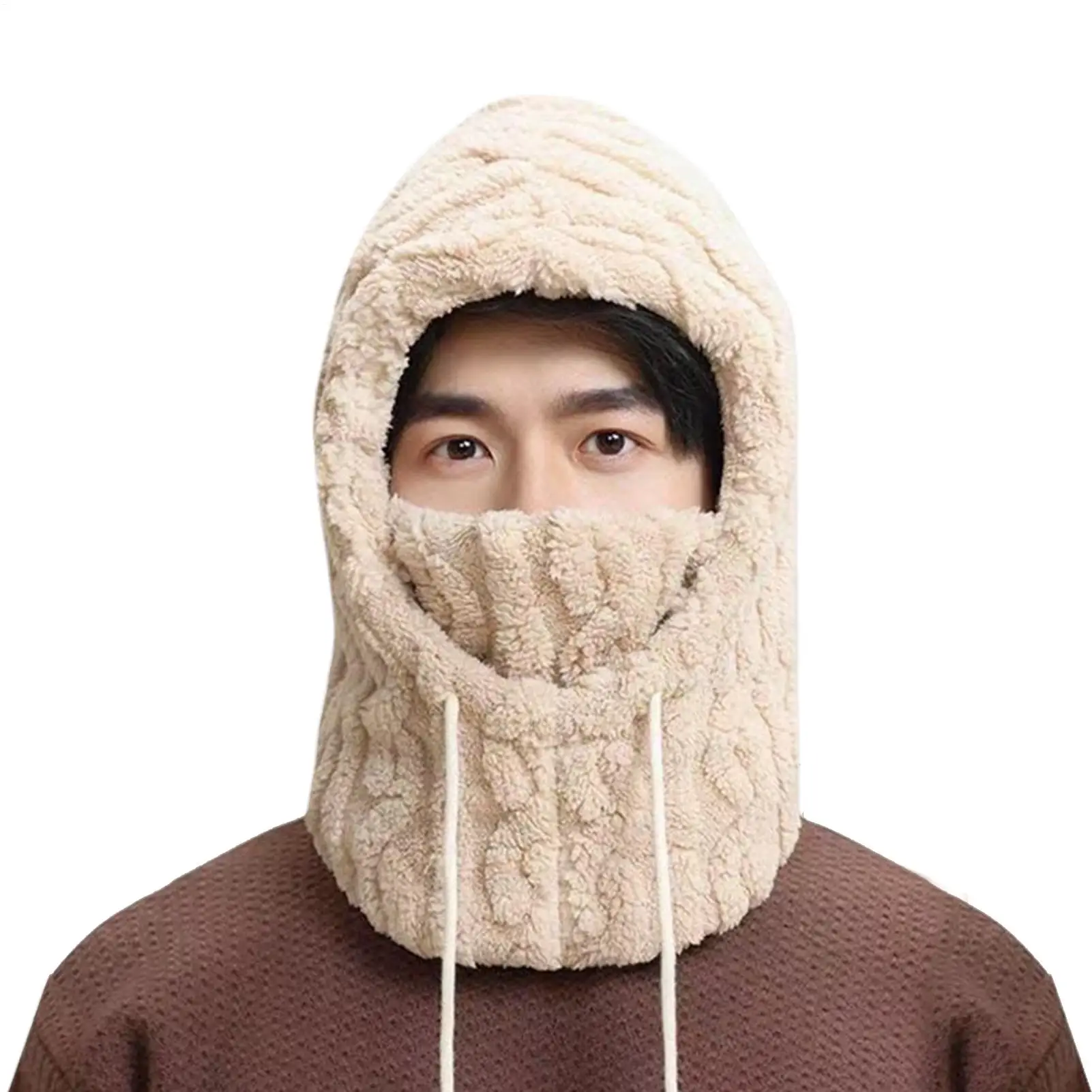 

Теплая шапка, ветрозащитная, терморегулируемая, зимняя, с капюшоном, на шею, для лица, для мужчин, женщин, взрослых, для езды на велосипеде, пешего туризма