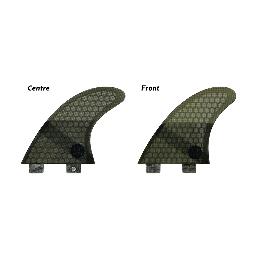 

UPSURF FCS Quad Fins Set Honeycomb Fibrglass Surf Fins Double Tabs 1 Surf Fin UK2.1 Quad Fins Surfboard Fins Surfing Accessories